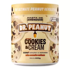 Pasta De Amendoim 600g Cookies & Cream Dr. Peanut