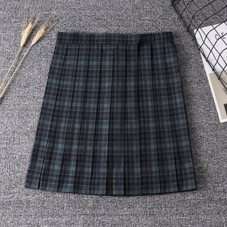 JK uniforme saia Premium comprimento de graduação estudante xadrez japonês saia plissada saia xadrez algas saia uniforme