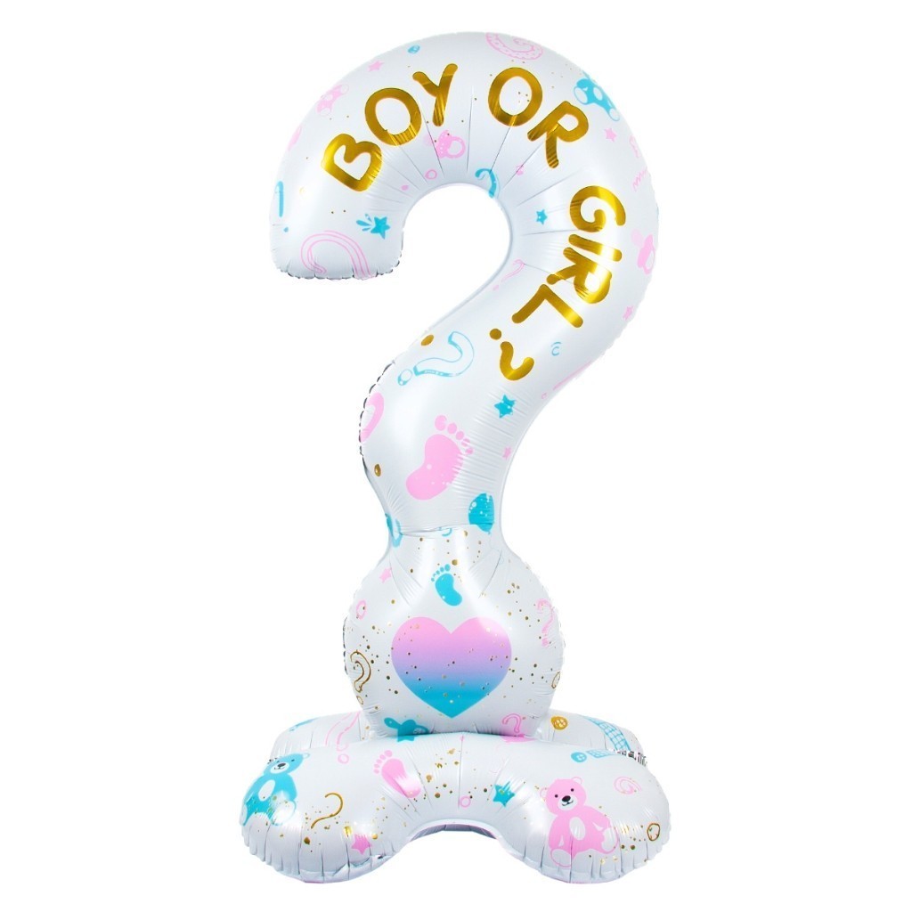 Balão para Decoração Chá Revelação Grande 1 metro e 18cm de altura