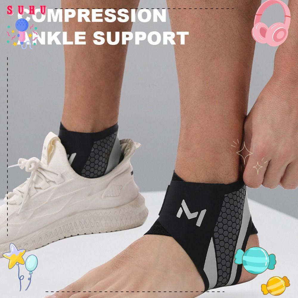 Protetores De Tornozelo SUHU , Manga De Suporte Antiderrapante Respirável , Cinta Elástica Unissex