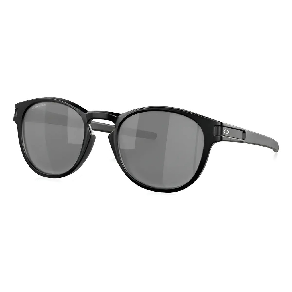 Óculos De Sol Oakley Latch Matte Black Lentes Prizm Black Oo9265-2753 Cinza
