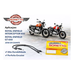 Par Cabo Duplo Royal Enfield Interceptor Gt 650 Soretto Orig