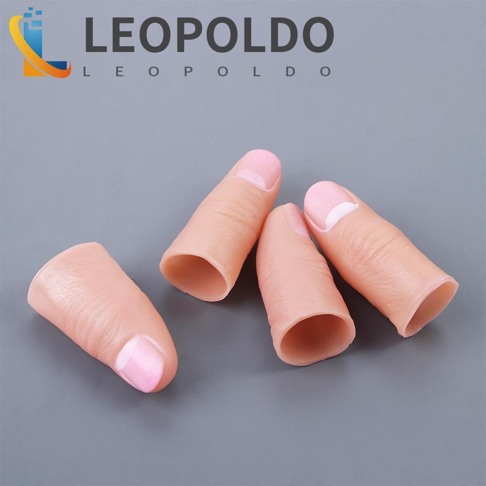 LEOPOLDO Dedo Truque Adereços Acessório Mágico Falso Polegar Ponta De Mágica Rua Close-Up Dedos