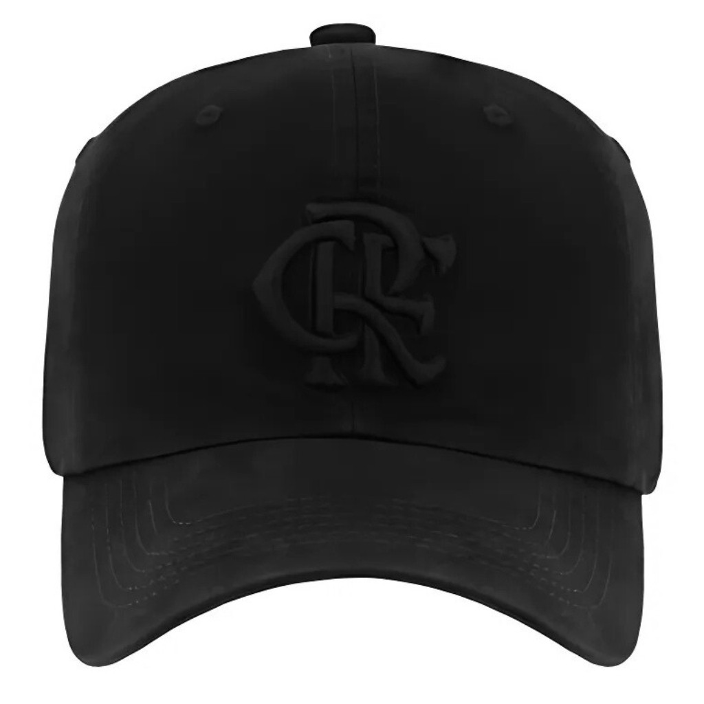 Boné Flamengo Bordado Zico Licenciado Aba Curva Preto — imagem 2 de 2