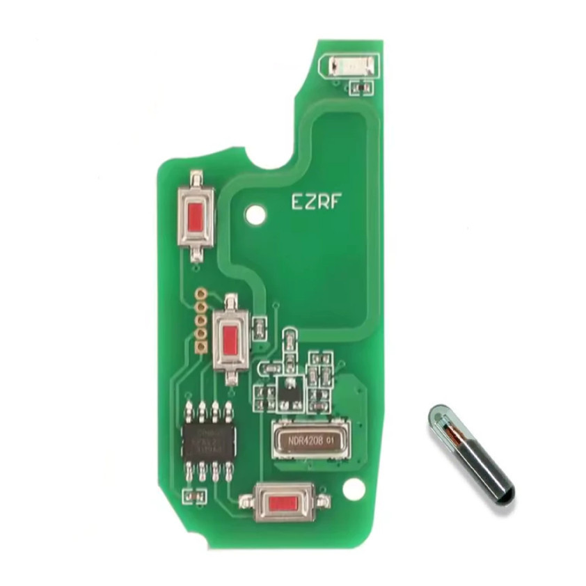 Placa Fiat Stilo Punto Idea Linea 3 Botões 2006-2016 + Chip T42