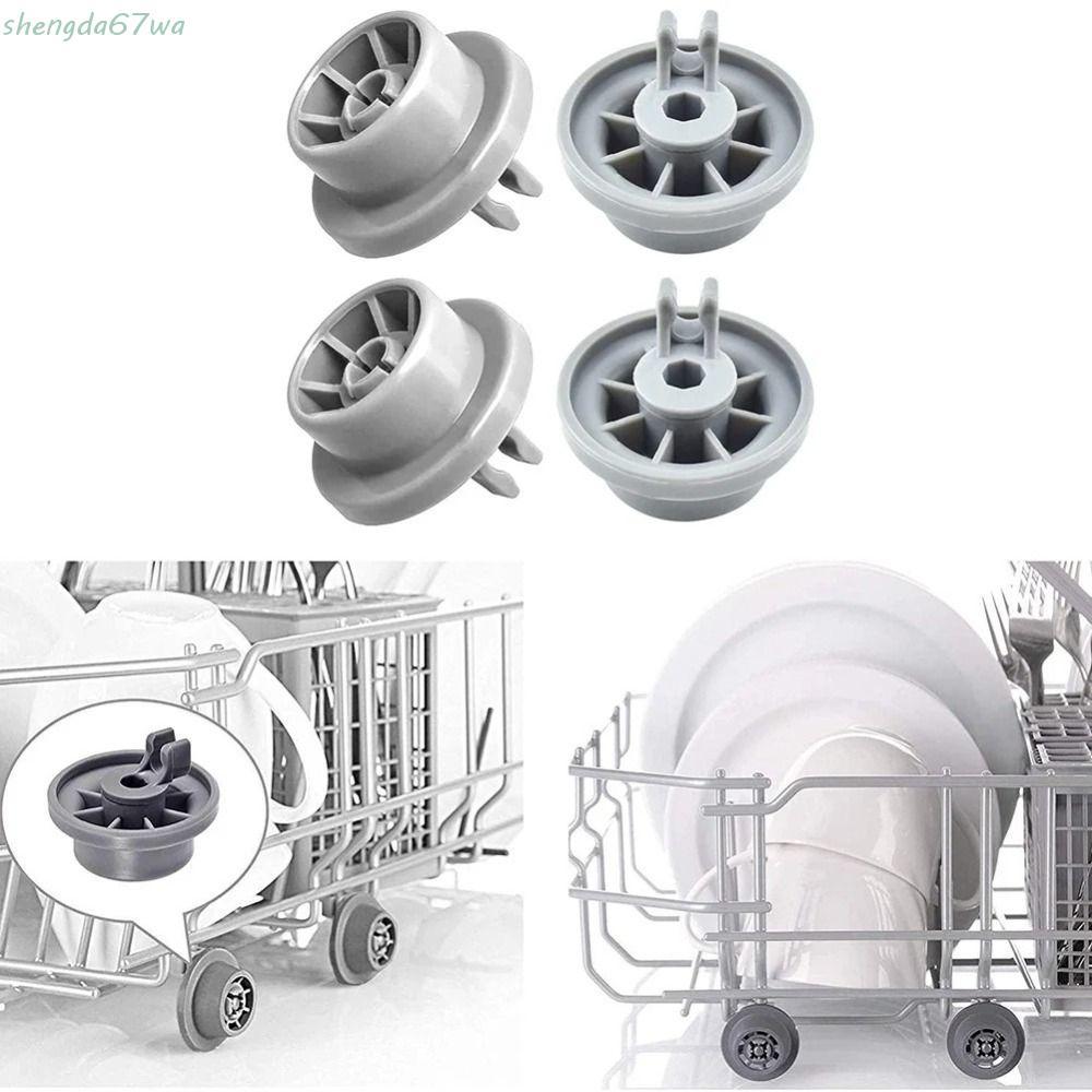 Roda De Rack De Louça SHENGDA , Rolo De Máquina De Lavar Durável Cinza , Pneus Convenientes Substituíveis De Plástico
