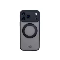 Capa iPhone 17 Pro Max Stand Com Proteção de Câmera Originais iPlace, Preto