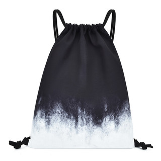 Cordão cordão bolso esportes mochila masculina lona Casual estudante universitário classe saco simples saco de viagem fe