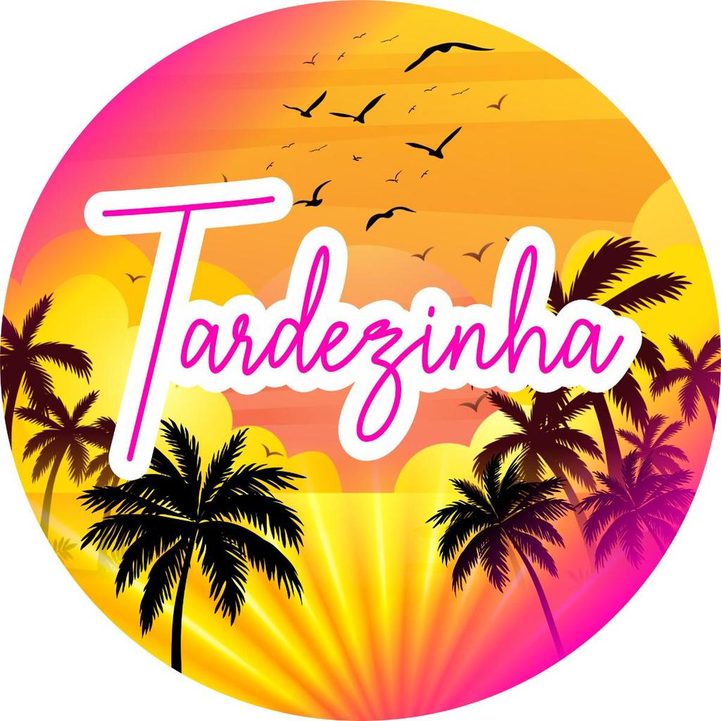Capa Mini Painel 50x50 Personalizado para Decoração de Festa- TARDEZINHA MODELO MODELO 8