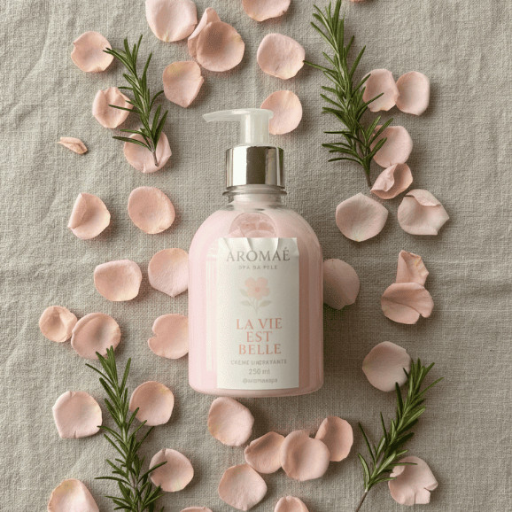 Creme Corporal Artesanal La Vie Est Belle 250ml Hidratação Intensa e Maciez