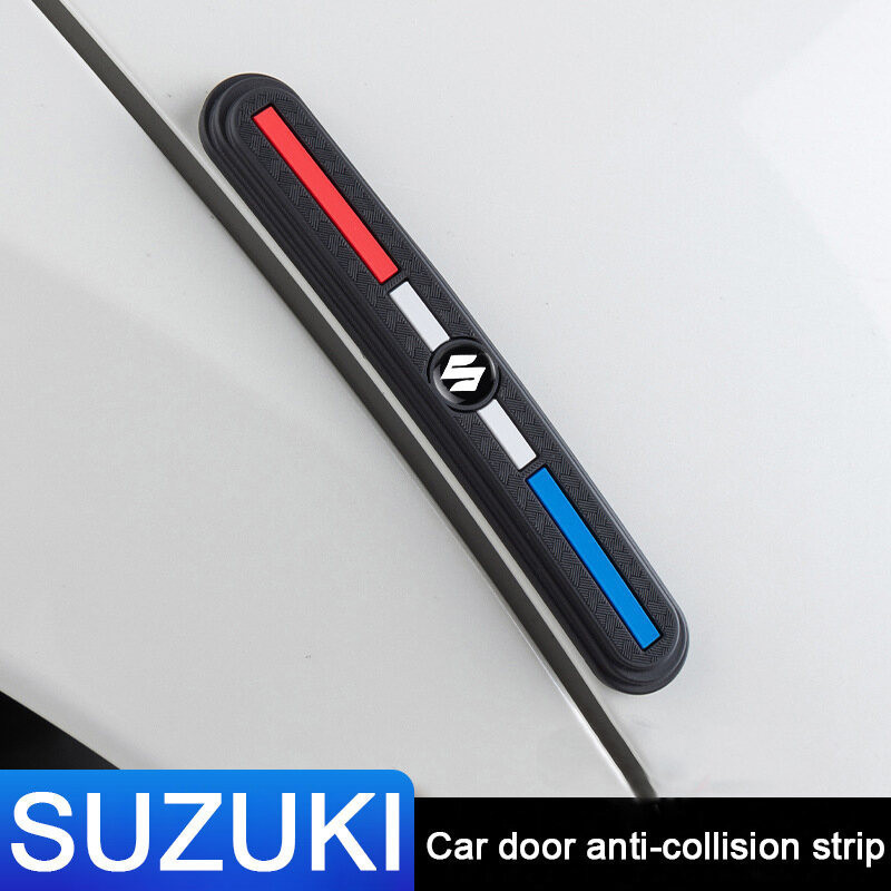 2/4 Peças de Faixa Anticolisão para Suzuki Swift Sport Vitara Jimny SX4, Protetores de Para-choque Autoadesivos à Prova