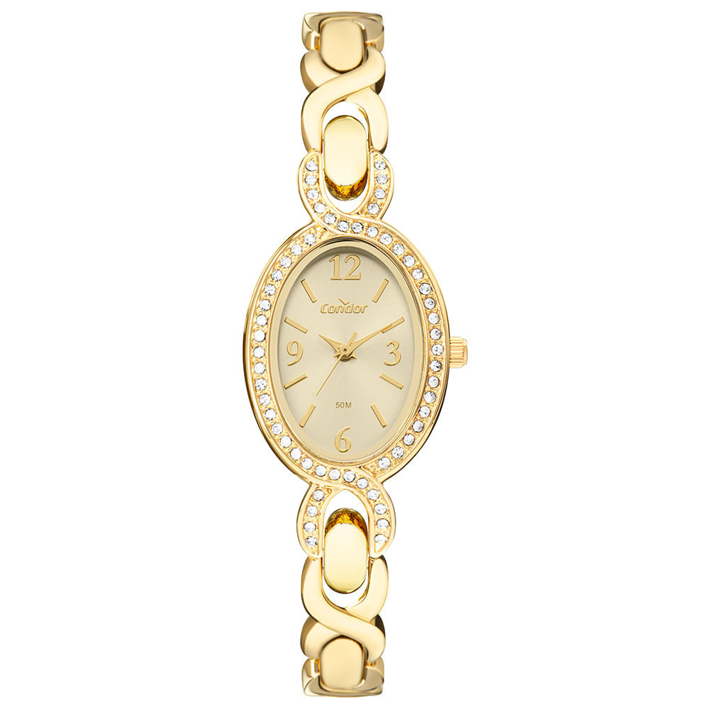 Relógio Condor Feminino Bracelete Dourado - CO2035NVI/5K