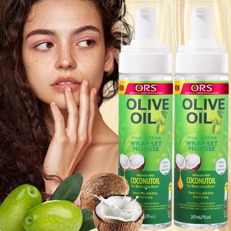Modelador De Cachos Secos , Spray De Oliva , Óleo De Espuma De Seda , Meio Ambiente Fofo