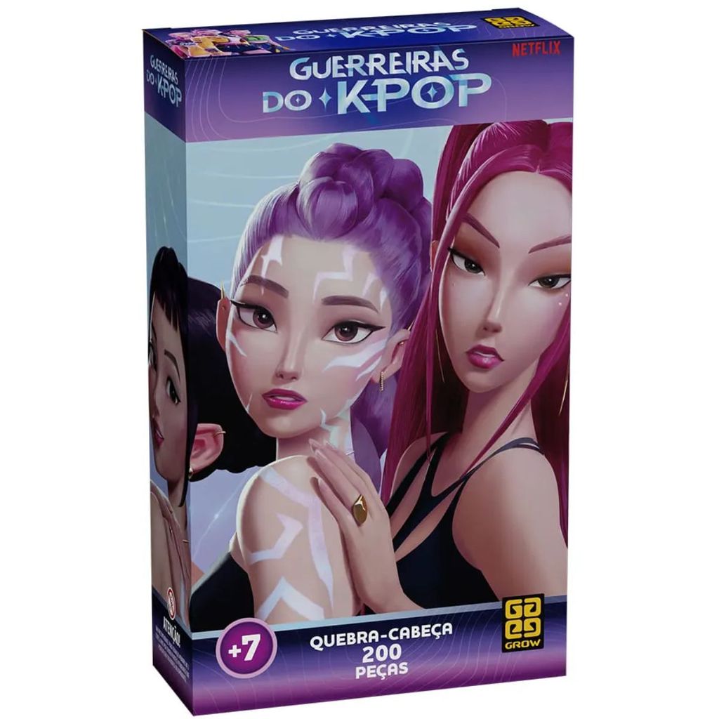 Quebra Cabeça Guerreiras K - Pop 05154 - Grow