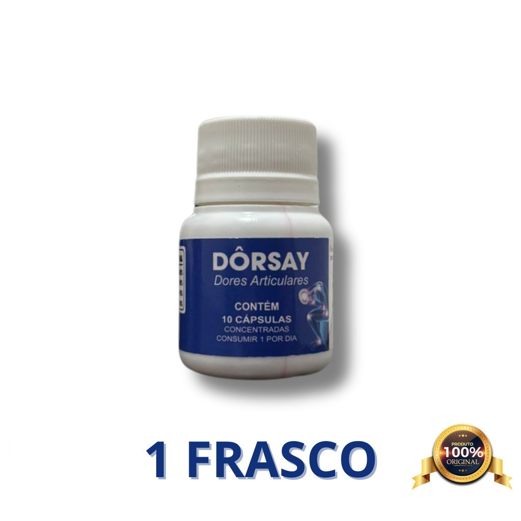 1 Pote Dorsay – Suplemento Natural | 10 Cápsulas
