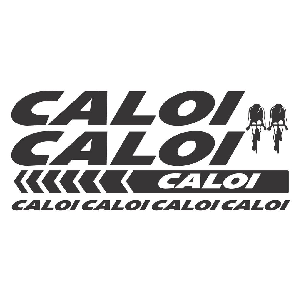 Adesivo de Quadro Caloi Preto Bicicleta Mountain Bike Plotter