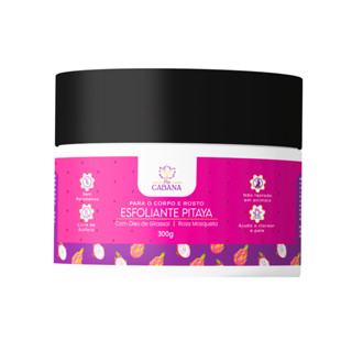 Esfoliante Pitaya 300g - Fio Cabana - Corporal e Facial - Óleo de Girassol e Rosa Mosqueta em Oferta na Shopee