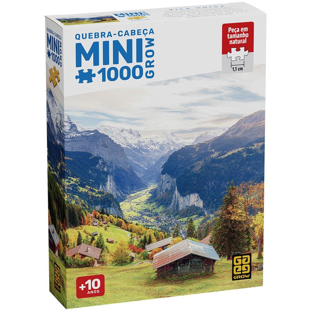 Mini Quebra-cabeça 1000 peças Vila Suíça em Oferta na Shopee