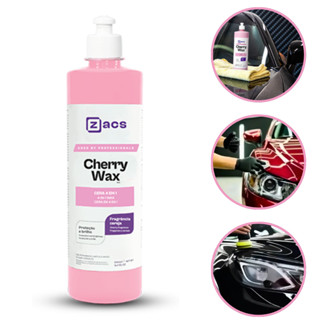Cera 4 Em 1 Cherry Wax Zacs Brilho E Proteção 500ml em Oferta na Shopee