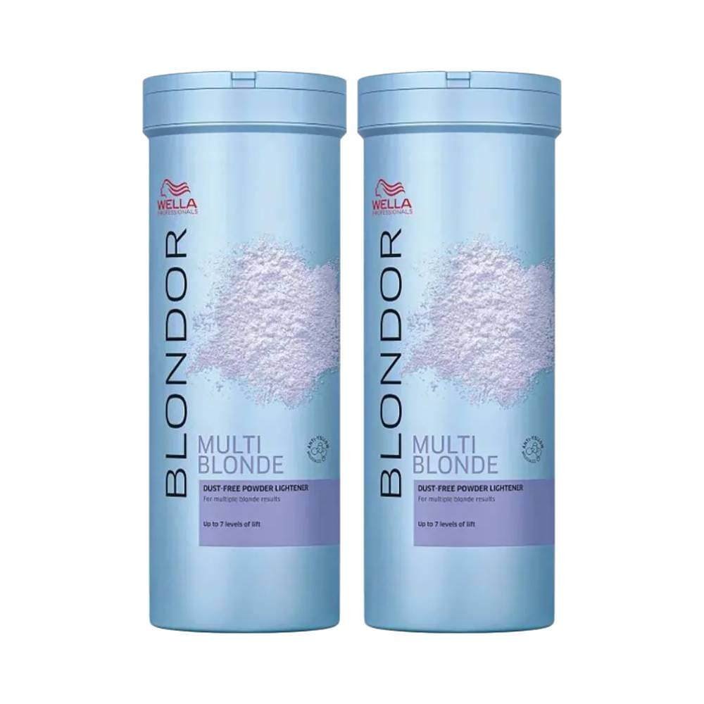 Kit 2 Descolorante Wella Professionals Blondor Multi Blonde Powder 400g