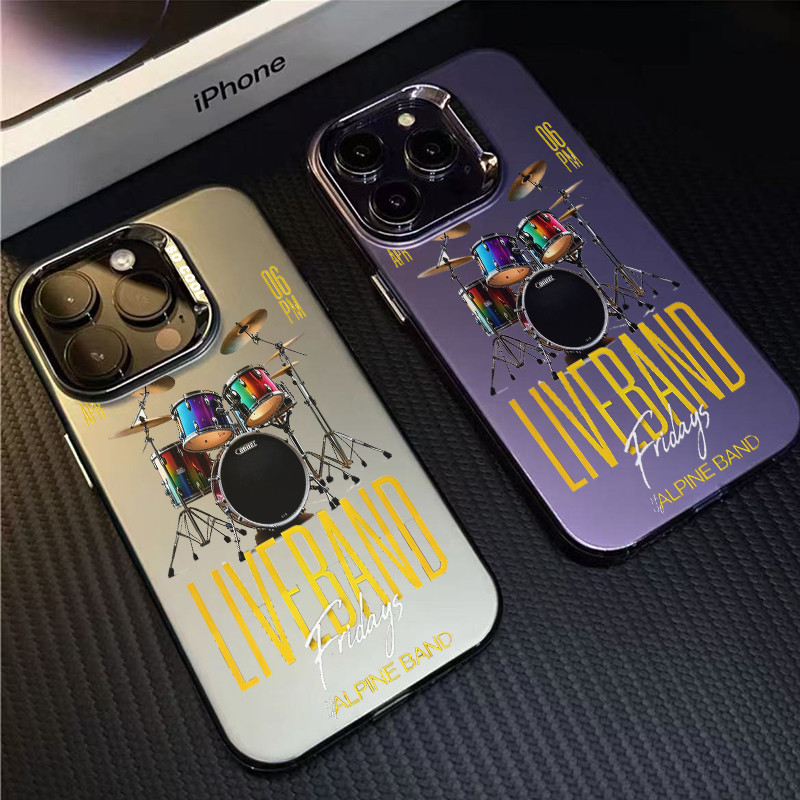 Conjunto De Bateria para Festival De Música Capinha capa Motorola moto E22 E40 G14 22 24 34 G52 54 60 G84 À Prova D'água