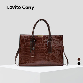(Lovito Carry) Bolsa de Ombro Pequena para Mulheres LFR13142 em Oferta na Shopee