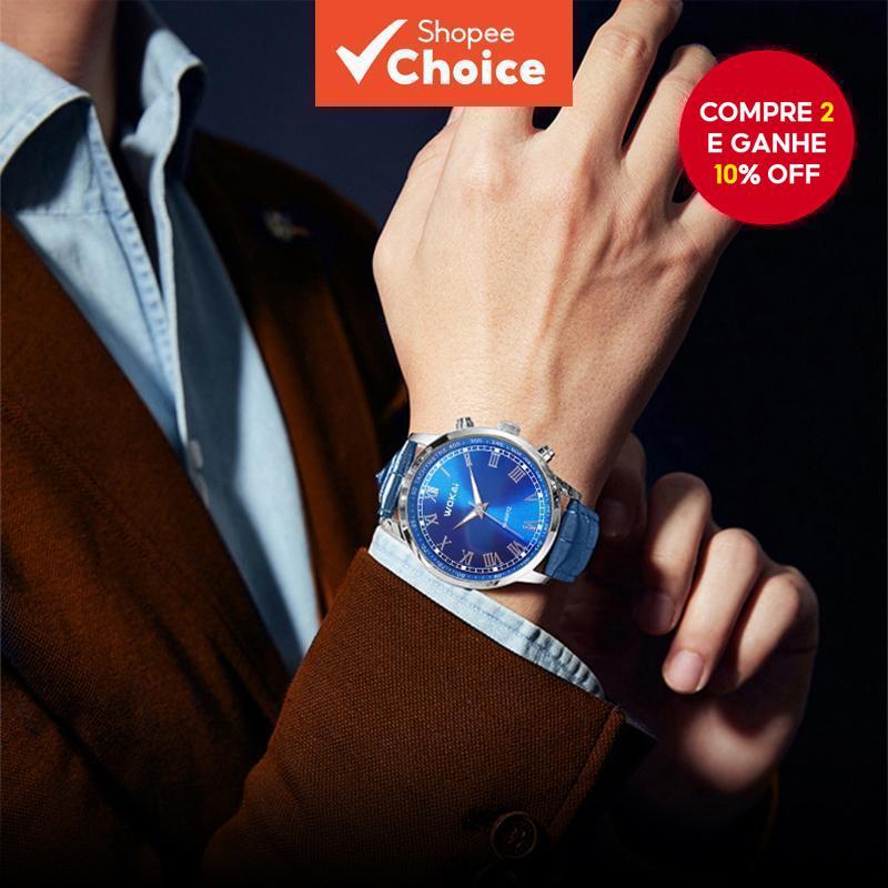 Relógio De Quartzo Masculino Contemporâneo Com Diamante Para Homens Jam Besi Lelaki-Design Moderno Frente , Perfeito Pre em Oferta na Shopee