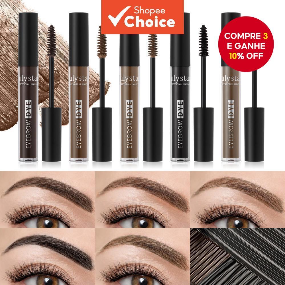 Julystar Conjunto de Tintura para Sobrancelhas à Prova d'Água de Longa Duração, Esfumado Natural, Design de Cabeça de em Oferta na Shopee
