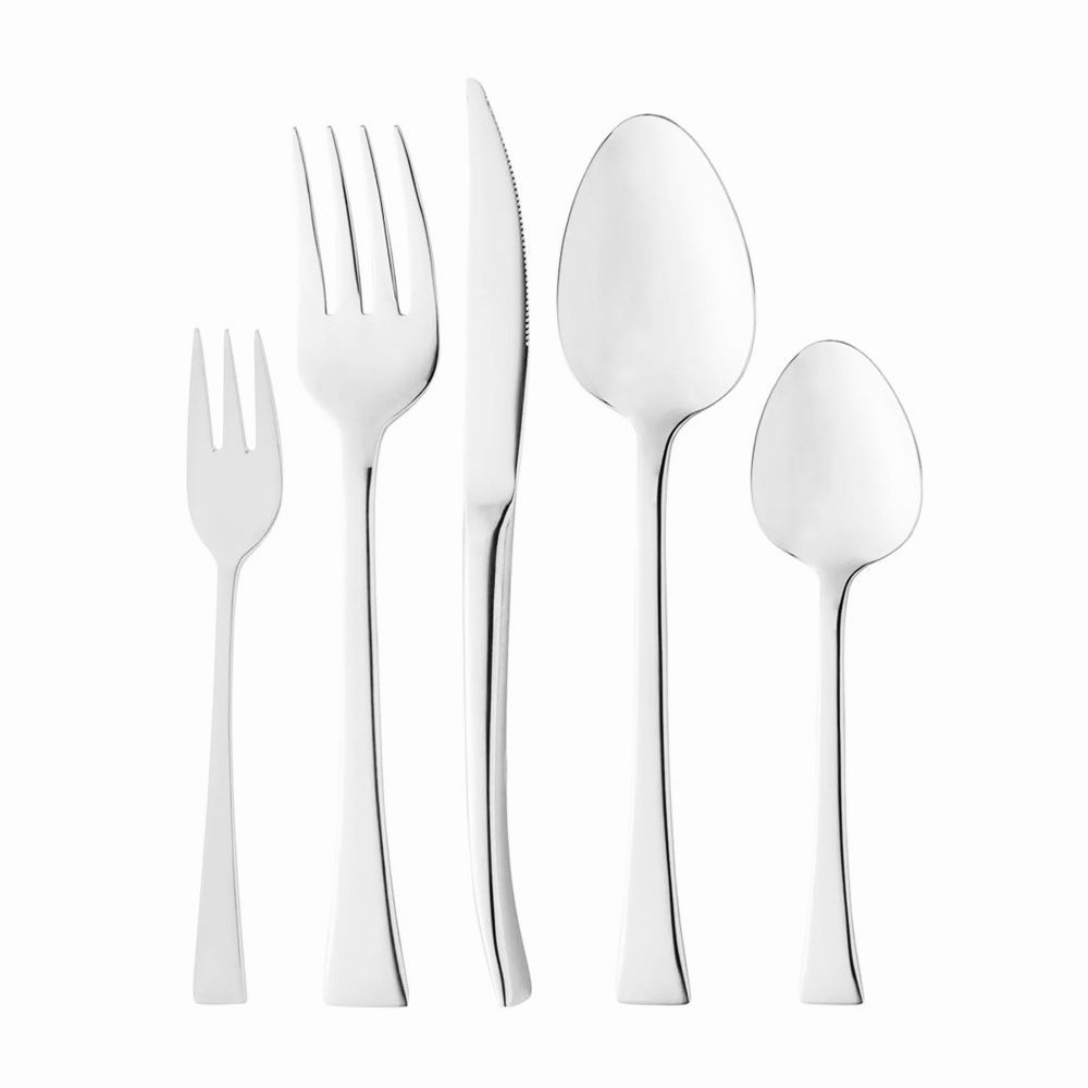 Faqueiro de Aço Inox Berna Prata 30 Peças Wolff