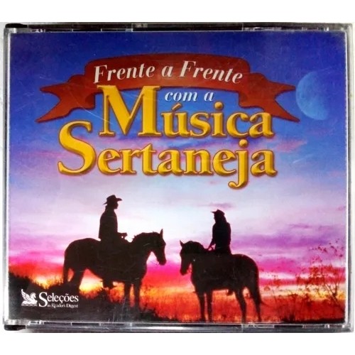 CD Vários artistas Frente a frente com a música sertaneja Seleções 4 discos