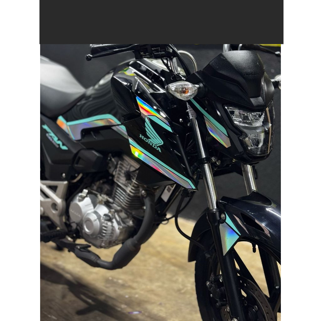 Kit de adesivos fan 2025 novo holográfico em Oferta na Shopee