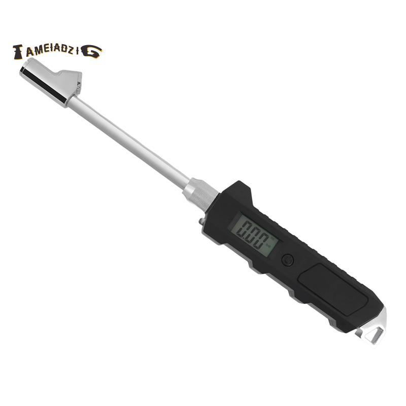 [Entrega Rápida T] Medidor De Pressão De Pneu De Caminhão Resistente Iluminado Com Display LCD Digital Cabeça Dupla