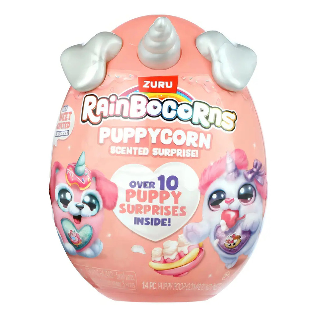 Rainbocorns Puppycorn Scented Surprise Zuru Cor Rosa E Roxo