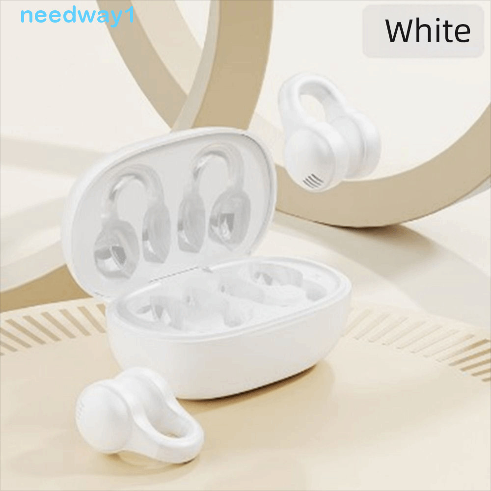 NEEDWAY Fones De Ouvido De Condução Óssea , Sem Fio Bluetooth5.4 Aberto , Fone Bluetooth Com Design Clip-On