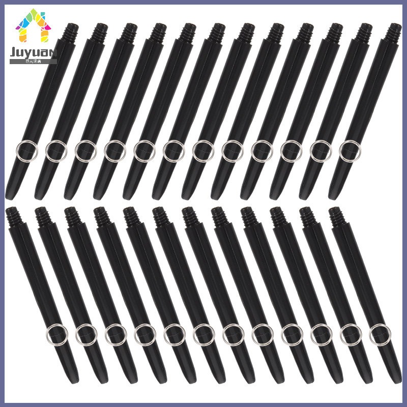 🖼️ 50Conjuntos Hastes De Dardos Em Nylon Pretas Para Jogo Profissional E Lazer