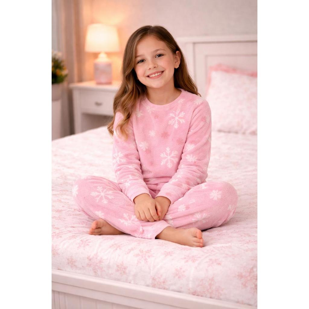 Pijama Infantil Menina Menino Fleece Peludinho Ted Inverno Quentinho Do 4 ao 16 Premium