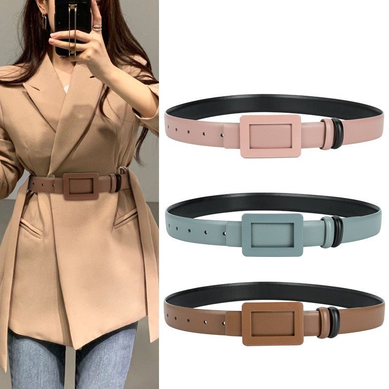 Cinto feminino de couro legítimo, cinto decorativo largo para jeans, cinto para vestidos, cinto feminino de couro de dua