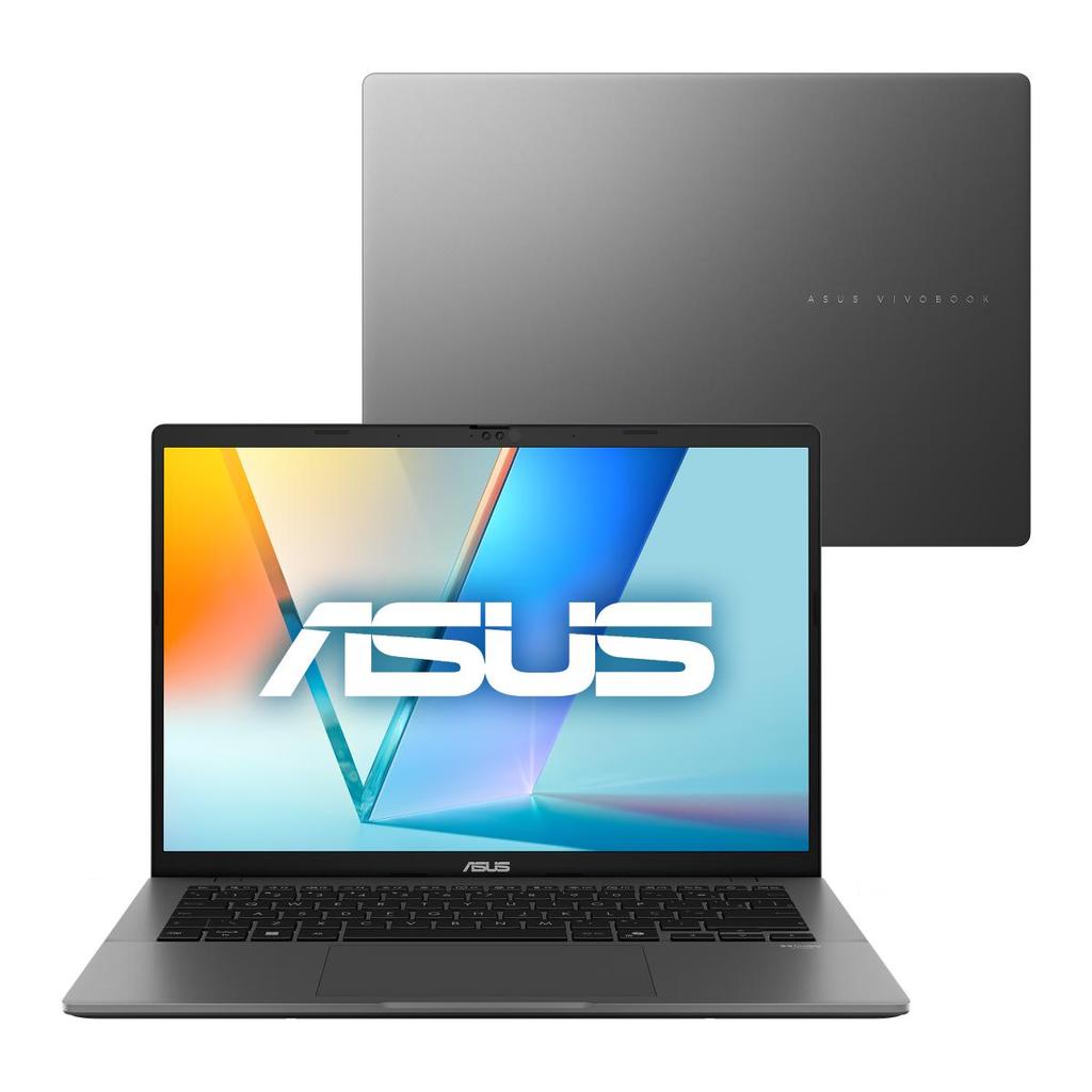 Notebook ASUS Vivobook S14 S3407CA Intel Core Ultra 5 225H 16GB Ram 1TB SSD Windows 11 Tela 14" LED FHD Gray - LY114W