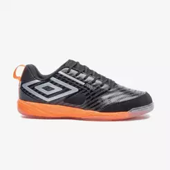 Chuteira Umbro Futsal Pro 5 Bump Preto/Laranja