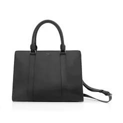 Bolsa de Couro Preto para MacBook, Olivia, Originais iPlace
