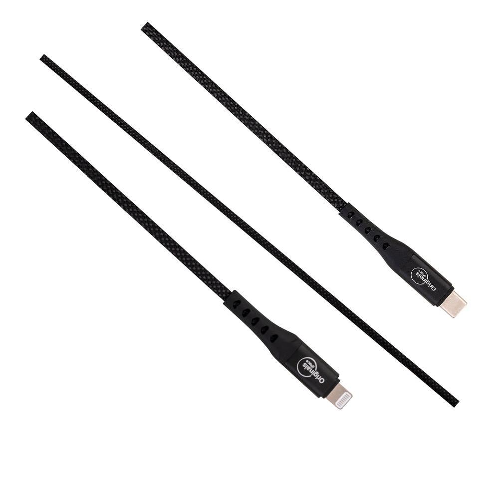 Cabo USB-C para Lightning 1,2 m, Originais iPlace, Preto