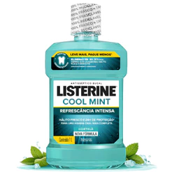 Enxaguante Antisséptico Bucal Listerine Cool Mint Zero Álcool 1 Litro