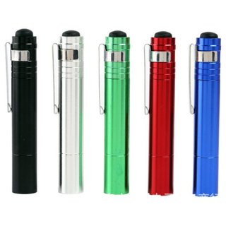 Lanterna de bolso LED estilo caneta para enfermeiros, mini, utiliza uma bateria AA, lanterna de luz forte de 0,5W.