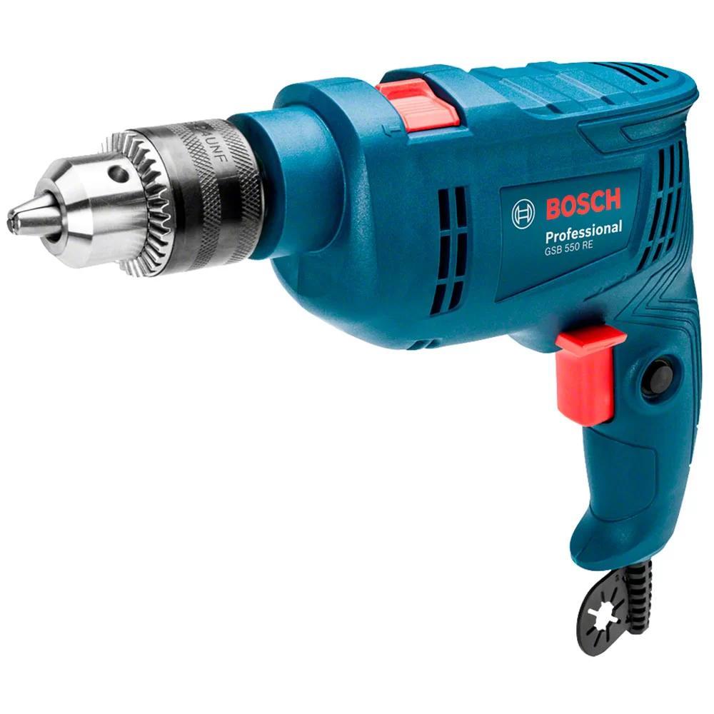 Furadeira de Impacto Bosch GSB 550 550W 1/2 13mm 127V
