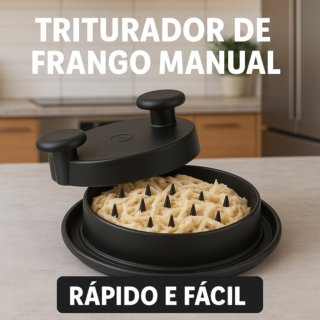 Desfiador Triturador de Carne e Frango (PRETO) – Prático, Resistente e Super Rápido! em Oferta na Shopee