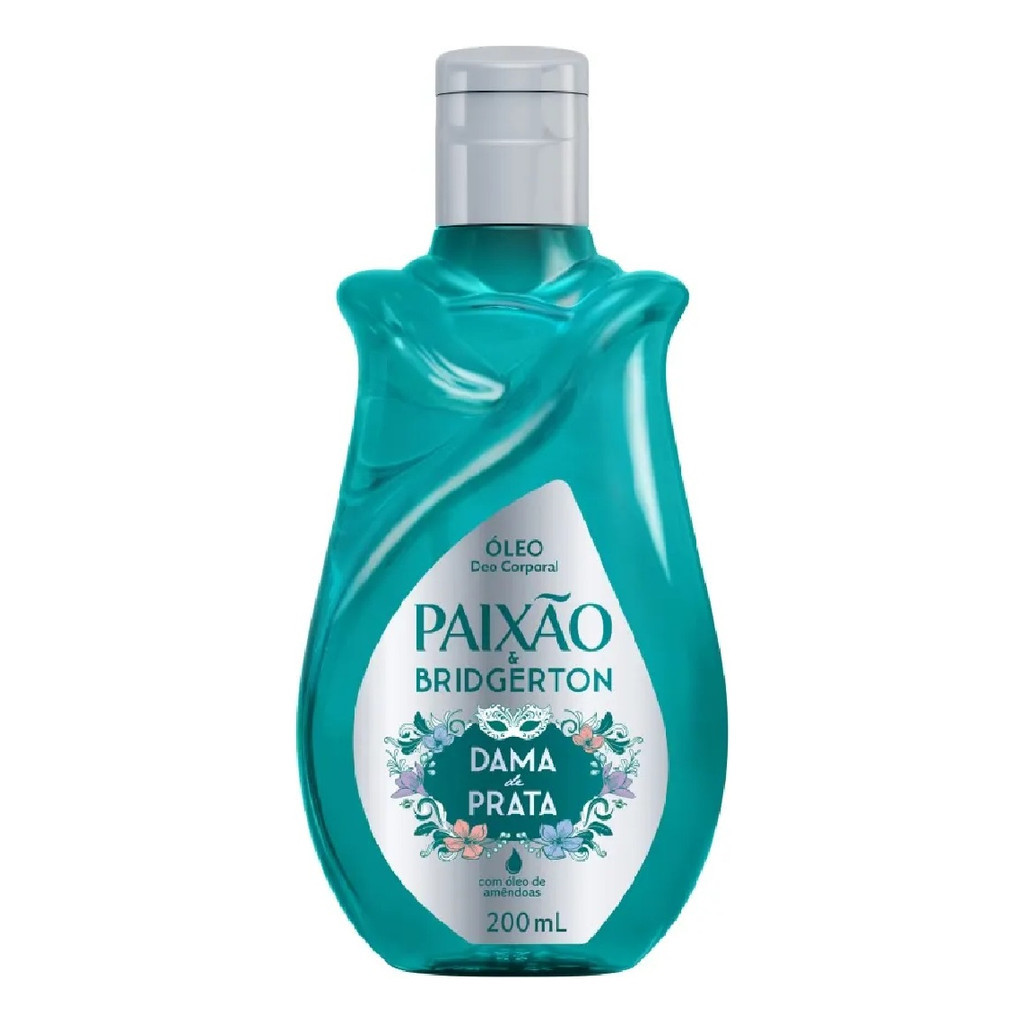 Paixão & Bridgerton Óleo Corporal Dama De Prata 200ml Floral