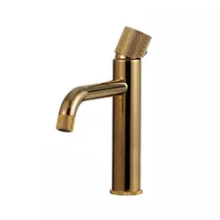 Torneira Para Banheiro Misturador Monocomando Baixa Jagui Pingoo - Dourado