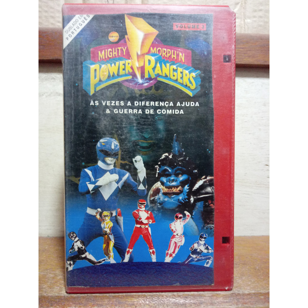 Vhs Power Rangers Vol. 3 - Jason - Kimberly - Zack - Trini Billy