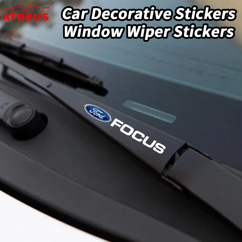 2Pçs Ford Focus Adesivo De Carro Limpador De Janela Adesivos Decoração Decalques Corpo Do Anti-Risco Capa Arranhões