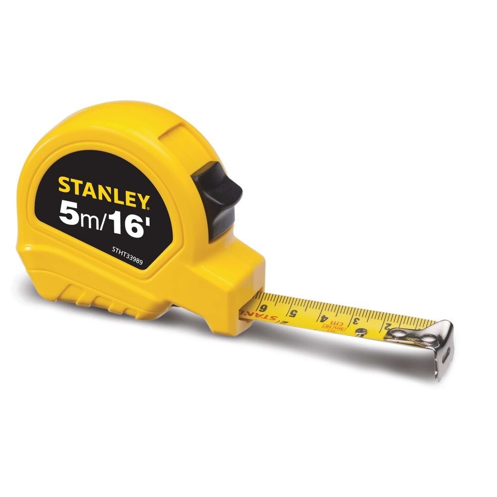 Detalhes do Trena com fita de aço com freio manual 16 mm x 5 m - Stanley